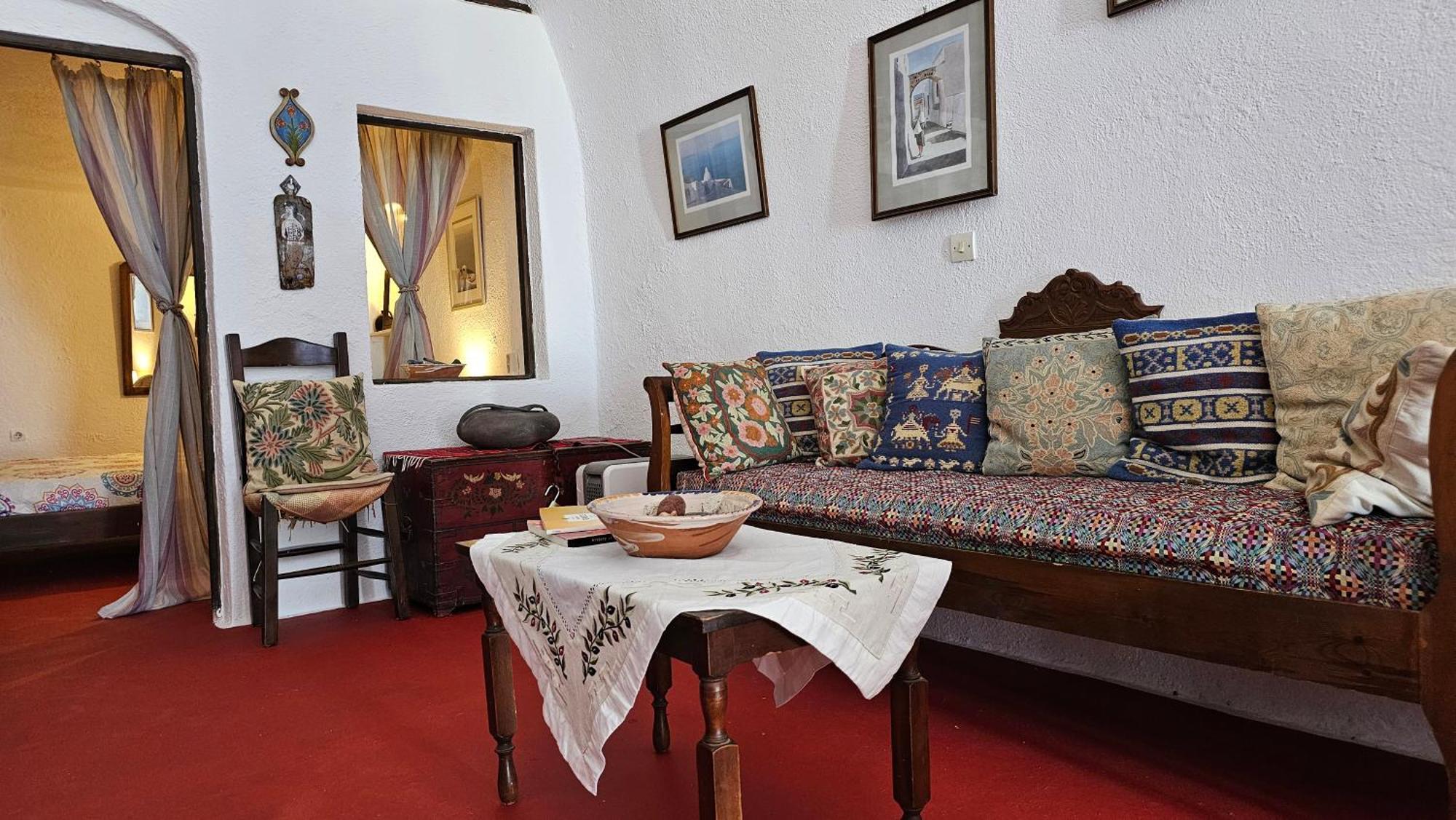 Вилла Cactus Cave House On The Caldera Фиростефани Экстерьер фото